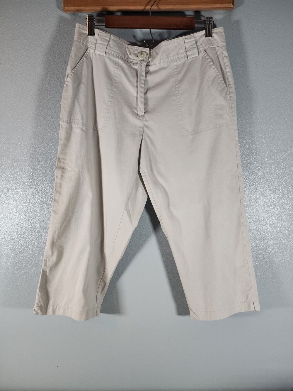 White Stag Womens Beige Capri Size 10
